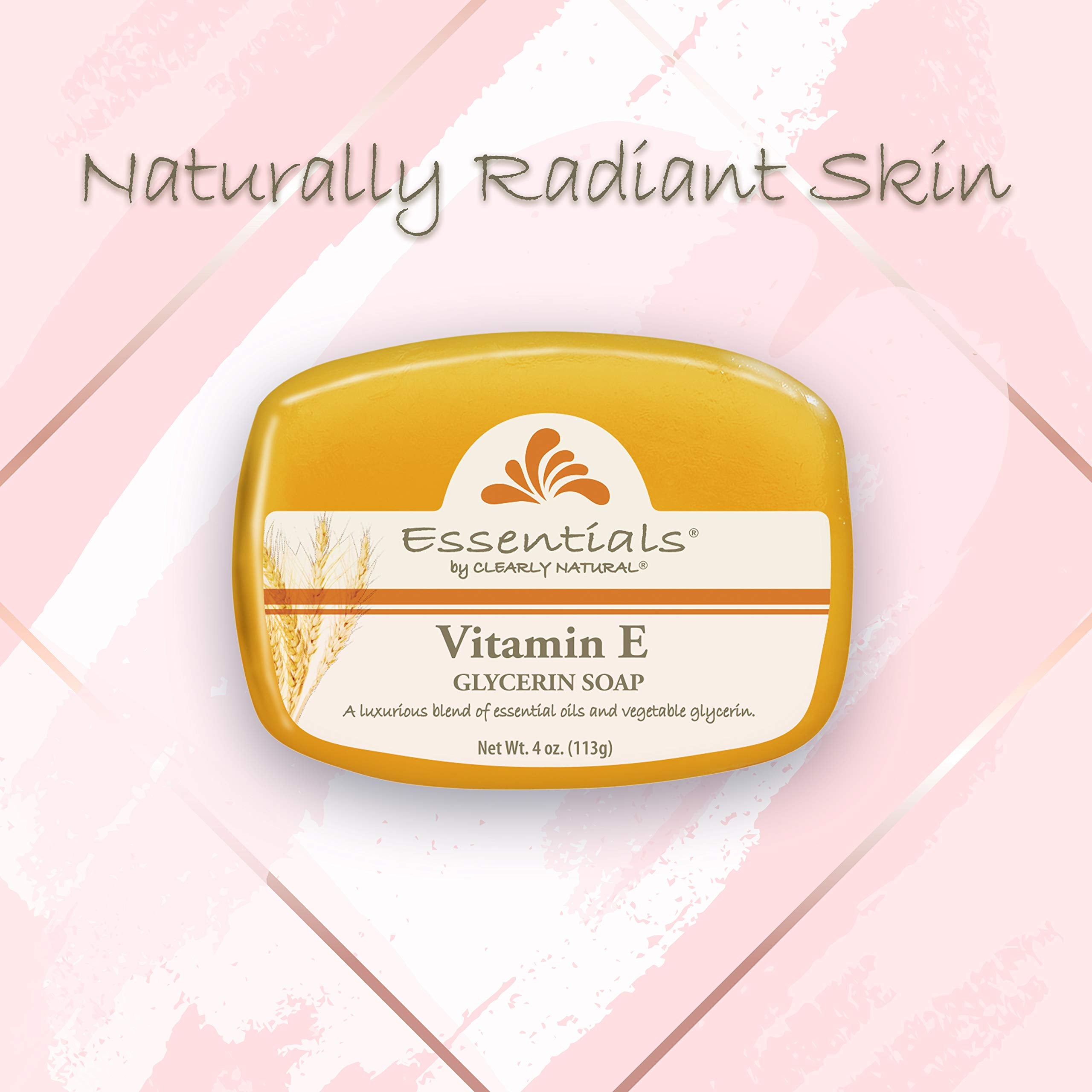 Clearly Natural Glycerine Soap, Vitamin E - 4 oz by Clearly Natural